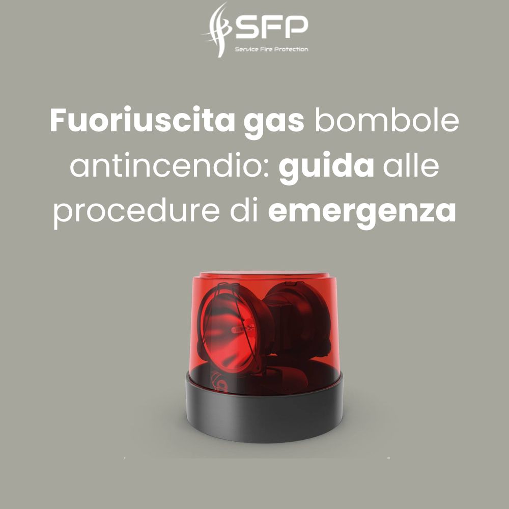 fuoriuscita gas bombole antincendio