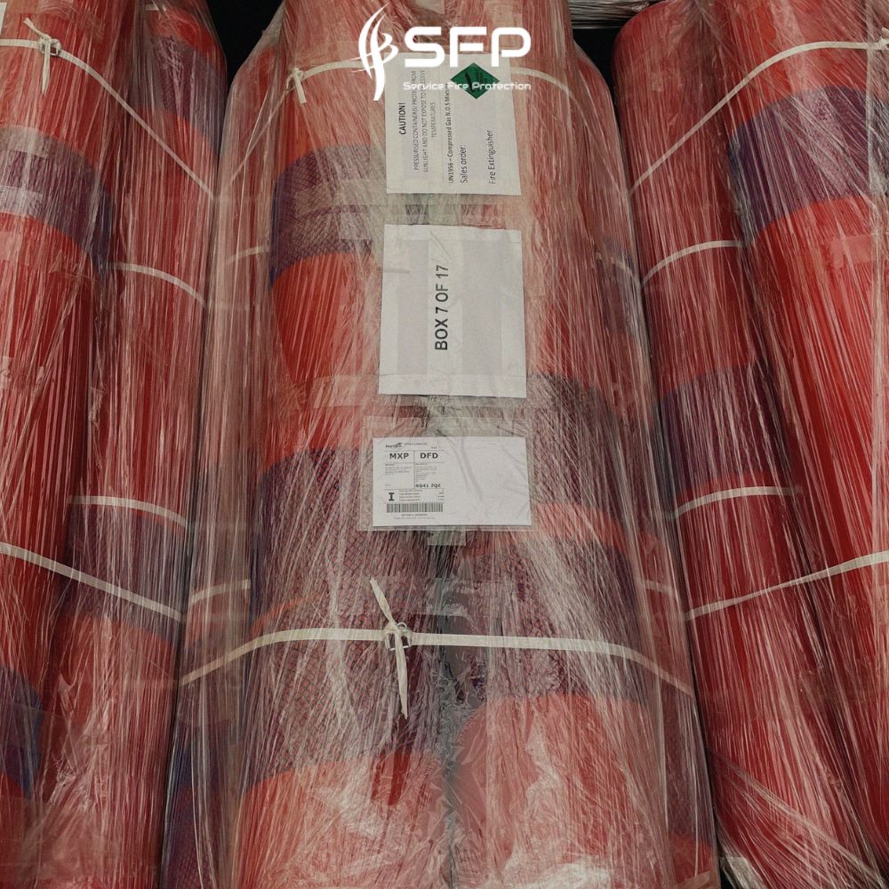 packaging e imballaggio bombole antincendio
