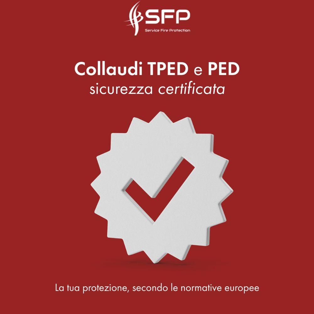 collaudi TPED/PED bombole antincendio