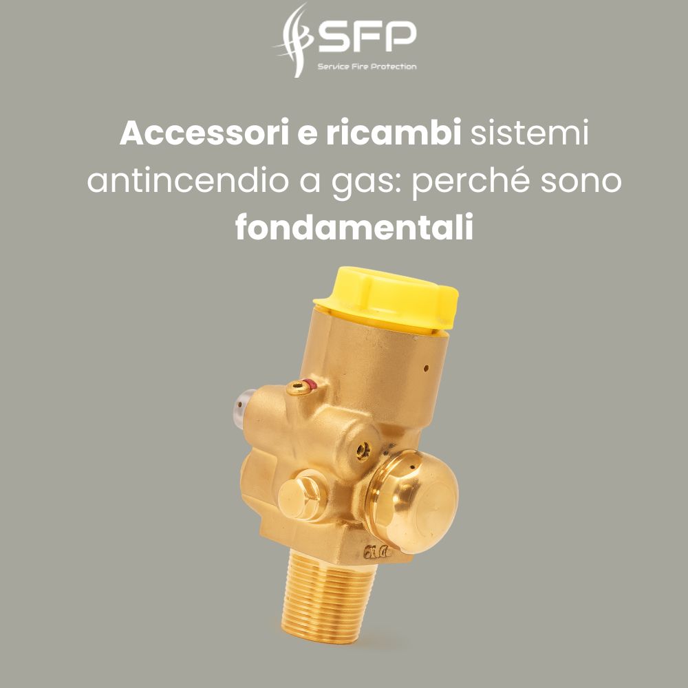 accessori e ricambi per sistemi antincendio a gas