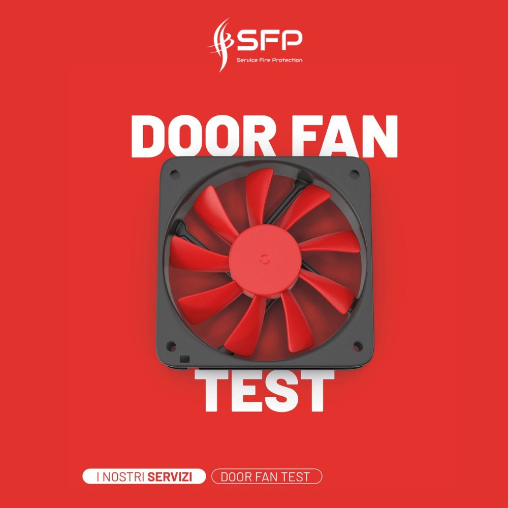 Door Fan Test verifica ermeticità ambienti protetti