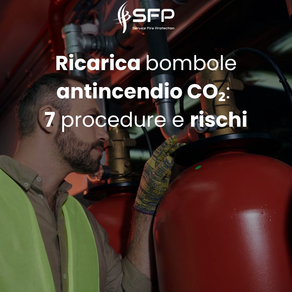 Ricarica bombole antincendio CO₂: 7 procedure e rischi