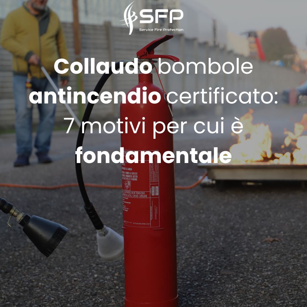 Collaudo bombole antincendio certificato: 7 vantaggi