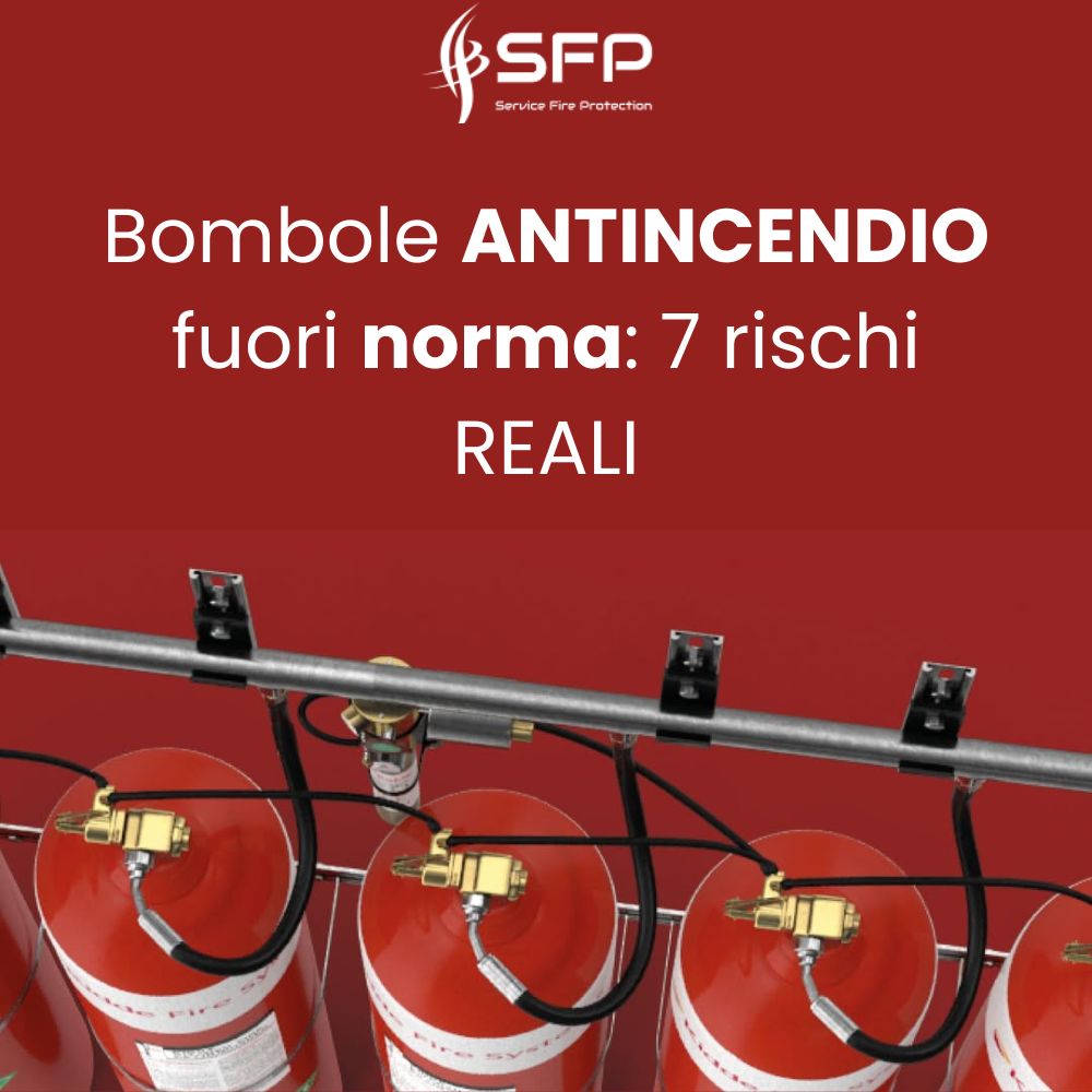Bombole antincendio fuori norma: 7 rischi reali