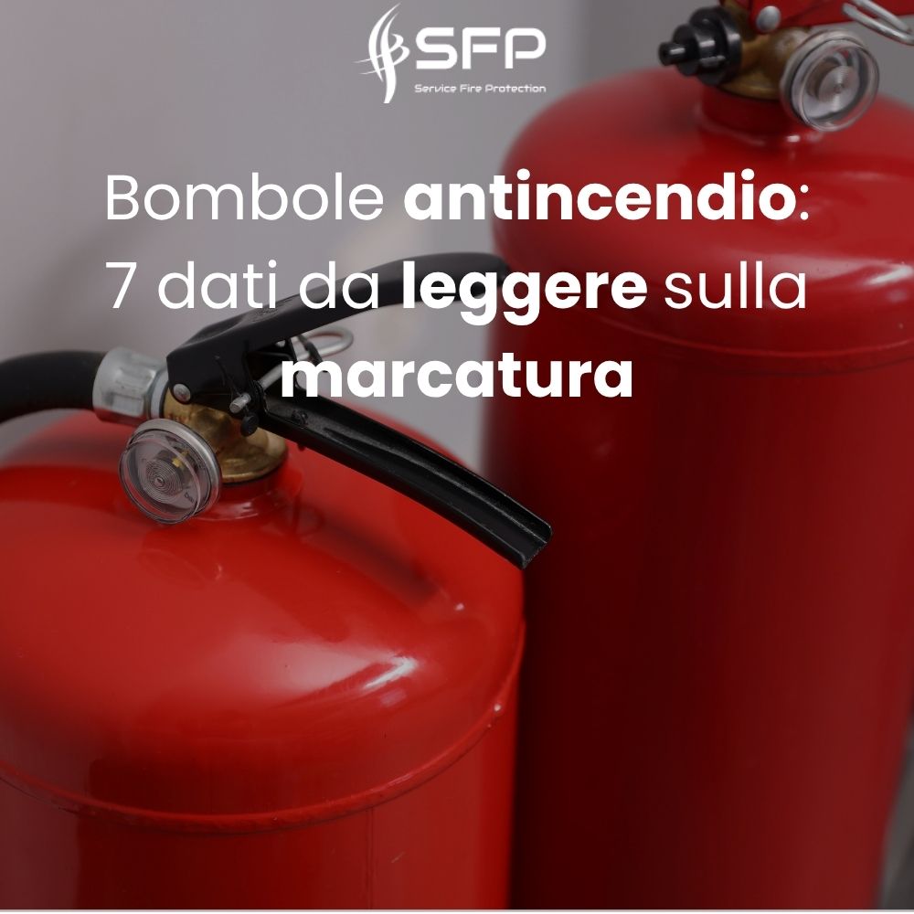 Bombole antincendio: 7 dati da leggere sulla marcatura