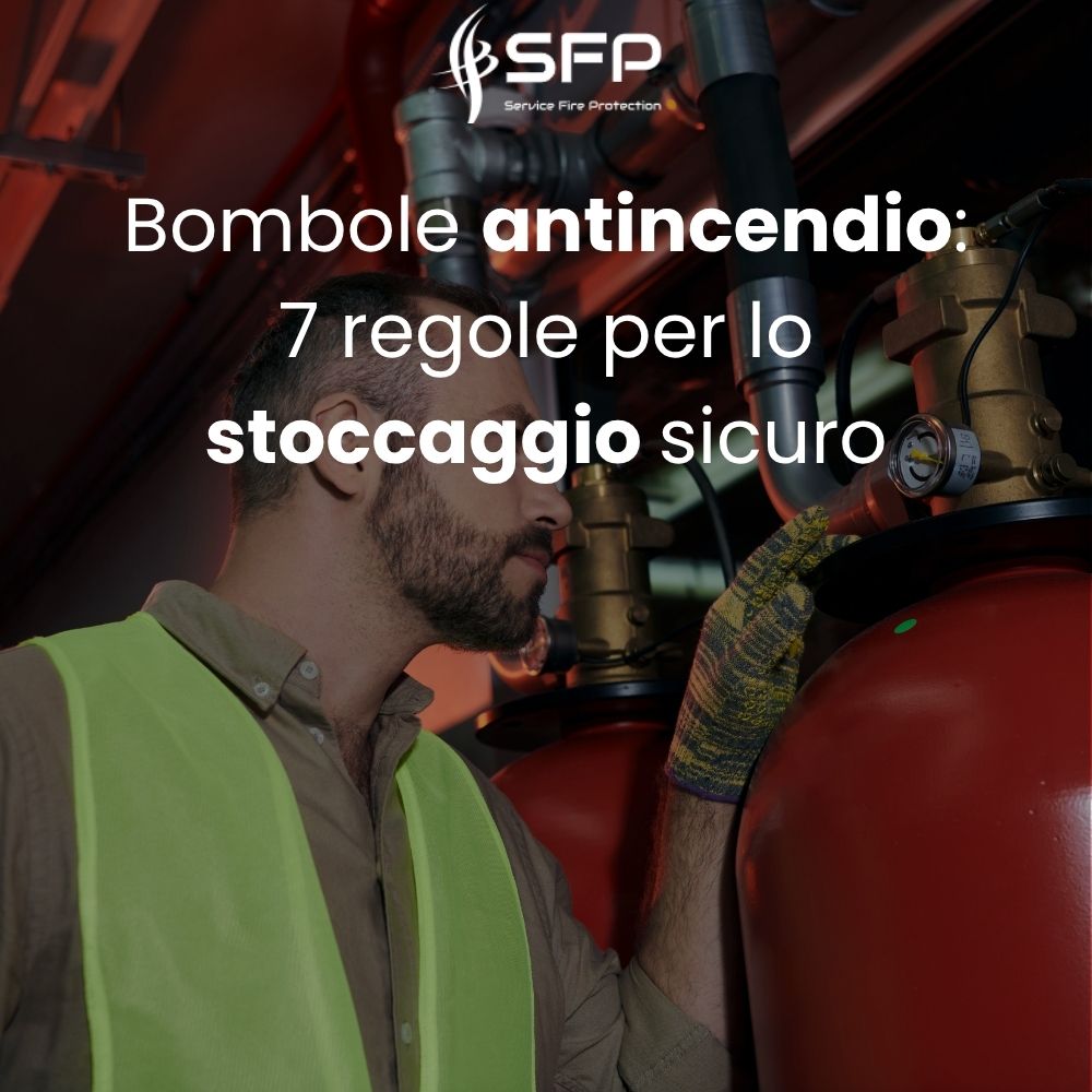 Bombole antincendio: 7 regole per lo stoccaggio sicuro